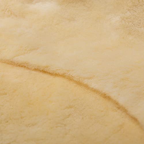 Werner Christ Cavalo especial para selas sem árvores, feito de pele de carneiro real em tamanho natu