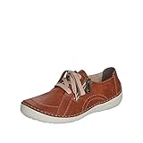 Cremallera decorativa Rieker 52518, Zapatillas Mujer, marrón, 38 EU