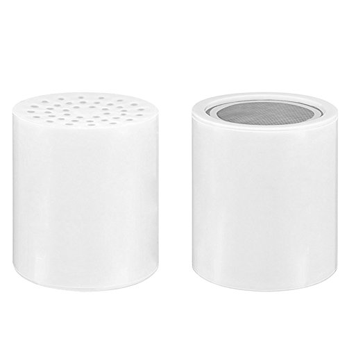 Huanlemai Replacement Cartridges for Universal Fixed/Handheld Shower Head Filter (15-Stage Filter Cartridges)