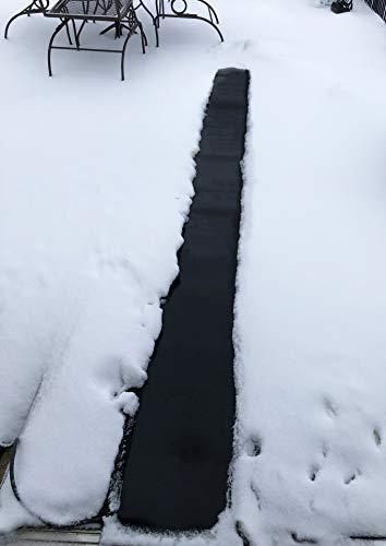 Summerstep Home WM12x120-RES Residential Snow Melting Heated Walkway Mat, Anti-Slip, Ideal for narrow walkways and snowy paths to hot tubs (Requires SMPC Power Cord), Black, Single Item