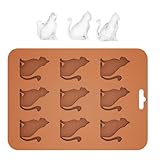 Ice Cube Mold Cat Shaped Silicone Ice Cube Tray for Beverages, Beer, Juice, Whisky