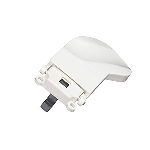 MIRTUX Kit de 1 Maneta de Apertura y Cierre para Puerta Lavadora Compatible con Fagor, Aspes, Smeg - Código de recambio: LA8E000A6 - Recambio Maneta para Lavadora Fagor