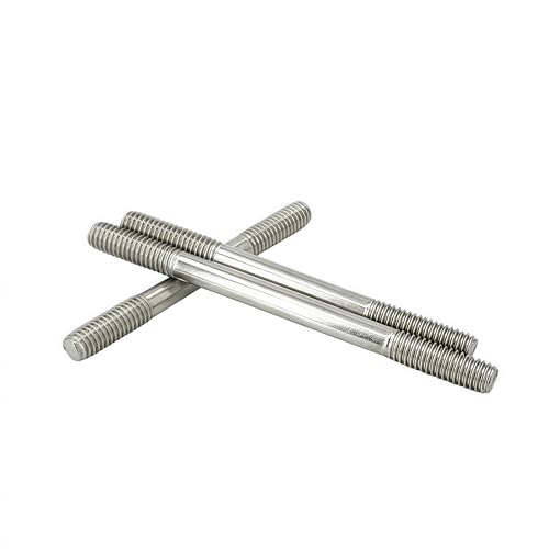 1個 ダブルエンドスレッドロッド M3 M4 M5 M6 M8 304 A2 ステンレススチール ヘッドレススタッドボルト ネジ歯スティック デュアルヘッドスレッドバー(110mm,M6 10pcs)