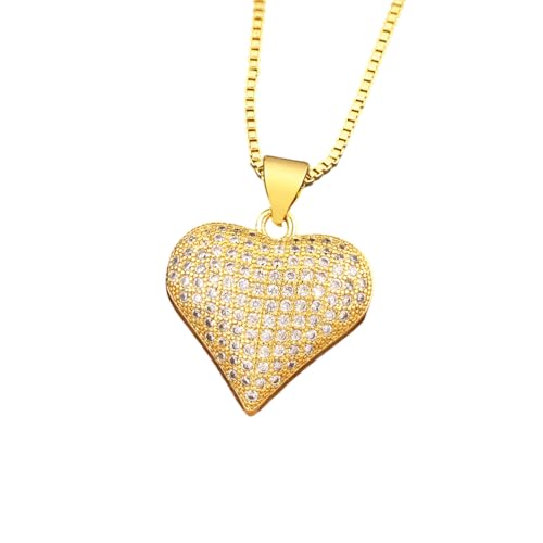 Joyas de cobre de mujer hipoalergénicas para evitar alergias con diseño de corazón
