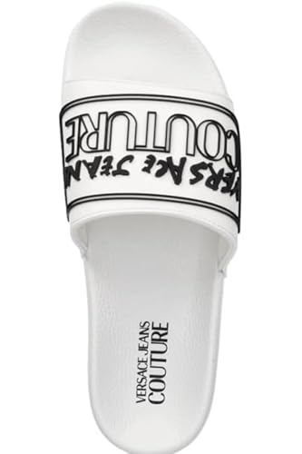 VERSACE JEANS COUTURE Sandal 78YA3SQ3 ZSC22 Colour White 0034