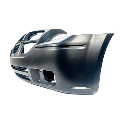 Image of FitParts Compatible with Dodge Magnum 2005-2007 Front Bumper Cover | Primed, With Fog Light Holes, Ready to Paint, OEM 4805768AB, CH1000429