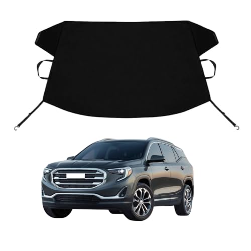 Image of Terrain Custom Windshield Cover for Ice and Snow GMC Terrain Heavy Duty 600D Oxford Fabric Windshield Protector Fit Waterproof Frost Snow Cover Winter Car Accessories