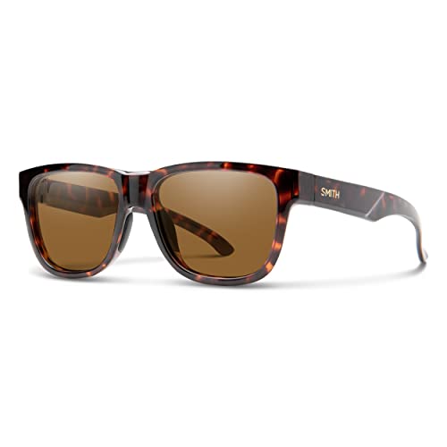 Smith Lowdown Slim 2 Sunglasses – Performance Sports Active Sunglasses For Running or Everyday Wear – For Men & Women – Matte Tortoise + Brown ChromaPop Polarized Mirror Lenses