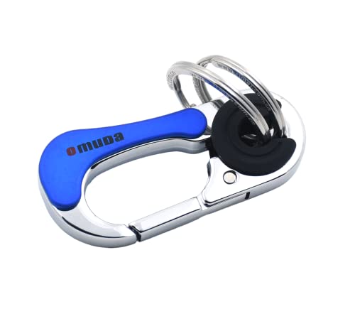 Image of Techpro Stainless Steel Keychain Heavy Duty For Men And Women, Blue