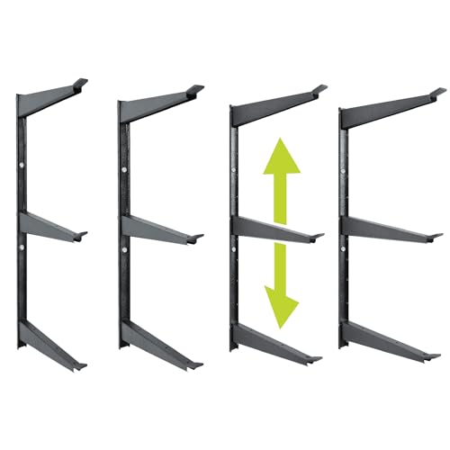 Support bois d'œuvre Delta Cycle étagère en acier premium robuste charge 435 kg