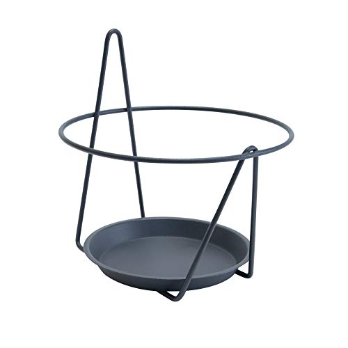 Louis Moulin Porte Pot Soucoupe Mural Anthracite 20-22 cm 741 - Made in France Cover