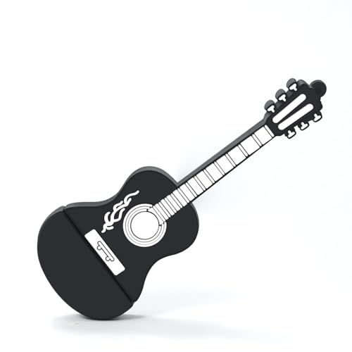 Guitar Shape 128GB USB Flash Drive - Unique Design USB 2.0 T