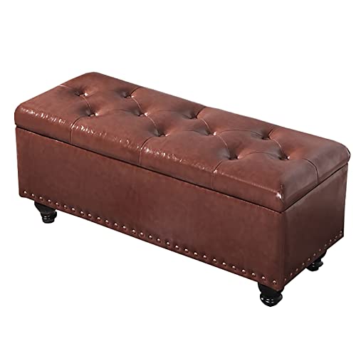 Tabouret avec espace de rangement moderne et stable 100 cm - 2