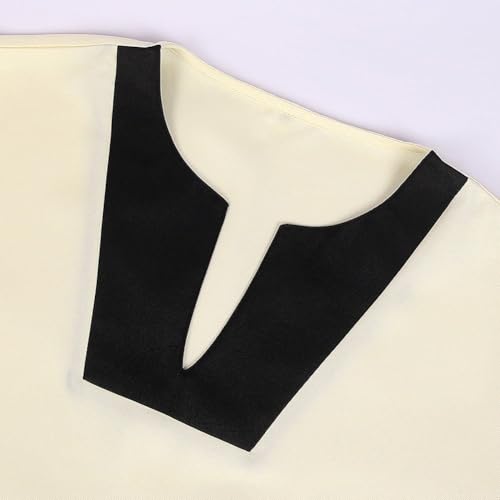 Chemise médiévale à col lacet pour costume d'époque médiévale - 4