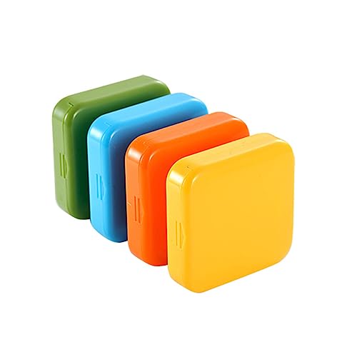 FRCOLOR 4 個 ボックス ピルボックス ピルアクセサリー 梱包用の箱 ピル収納オーガナイザー 錠剤保存容器 ピルケース オーガナイザー 収納ケース 旅行 ホルダー 品保管容器 Pp