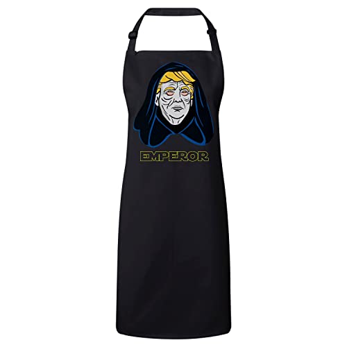 Tablier cuisine noir Empereur Dark Sidious Trump parodie film humour barbecue