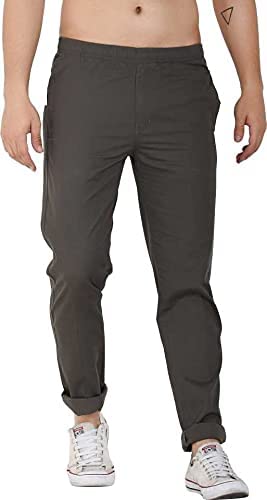 fashtastic Men's Cotton Round Elastic Pyjama (Colour: Dark Grey)-picture-10