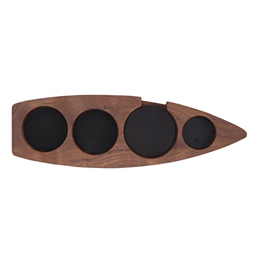 Support presse café 58mm multifonction noyer avec base antidérapante - 4