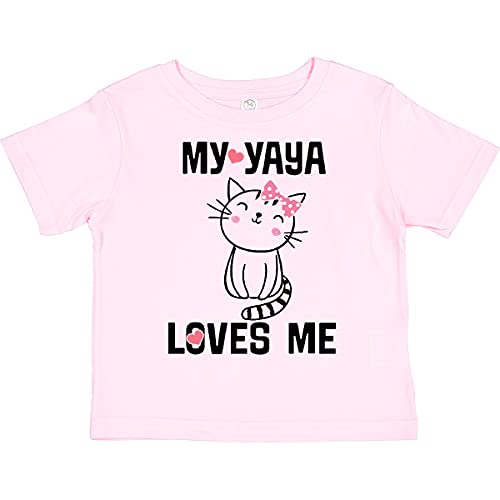 inktastic My Yaya Loves Me Girls Toddler T-Shirt