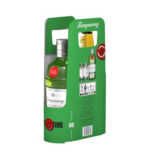 Tanqueray London Dry pack tónica regalo, ginebra, 700ml