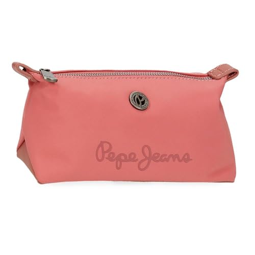 Pepe Jeans Corin Neceser Rosa 20,5x11,5x7,5 cms Poliéster y PU by Joumma Bags