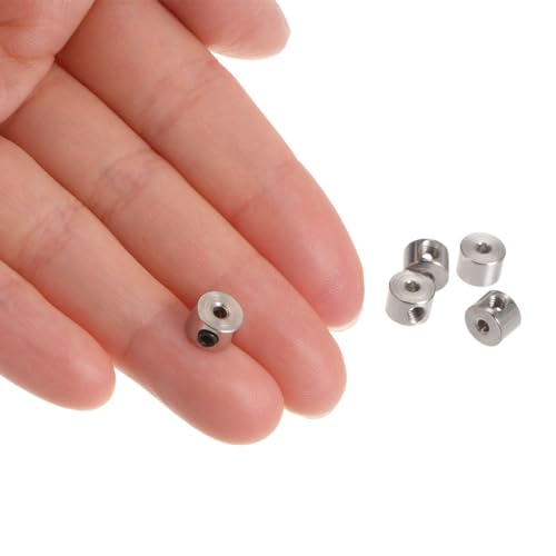 Uxcell A23110300UX1088 10Pcs Set Screw Collars 2.05Mm Bore Shaft Collars thumb #3