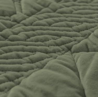 Manterol Edredón Acolchado Borreguito Makuru (Makuru 05 Verde, Cama 150)