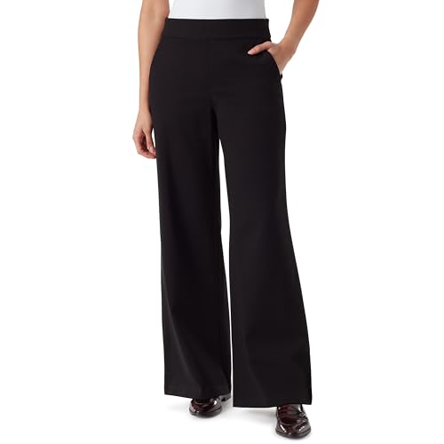 Gloria Vanderbilt Women's Pull on Trouser 4 Pocket Mid Rise Straight Leg Pant Standard