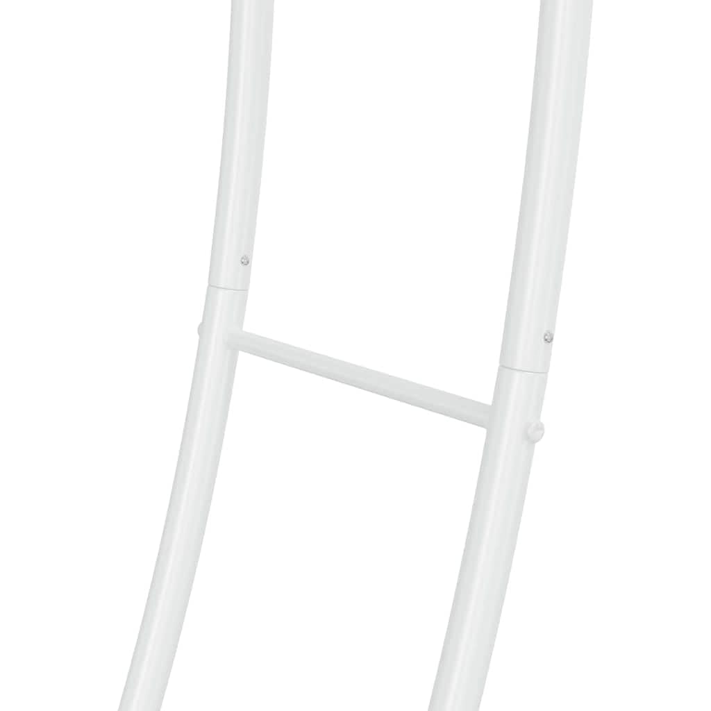 Weißer Hochzeitsbogen 220 x 45 x 200 cm Stahl Garten Pergola für Outdoor Zeremonien, Rankhilfe, Sichtschutz, ideal für Hochzeit, Balkon, Terrasse, wetterfest, langlebig