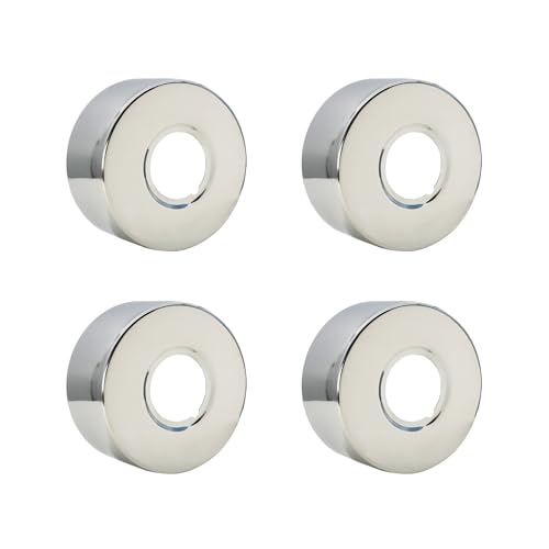 Hugwish Rosettes for Shower Fittings 3/4’ 27mm x 66mm x 30mm in Height, 4 Pieces, Rosette for tap, Internal ø 26 mm, Rosettes for Fittings, Shower Fitting, Rosette for tap (27mm x 66mm x 30mm)