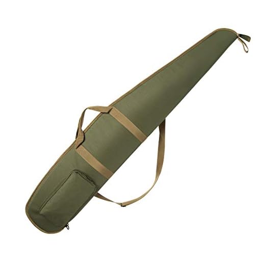AEL Classic Tactical Rifle Case Carbine Gun Bag with Zippered Accessory Pocket Adjustable Shoulder Strap Suitable for Hunting Shooting Range (Green, 48)