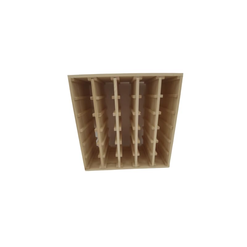 Casier range bouteille vin en bois naturel pour cave cellier a vin - meuble de rangement bouteille de vin