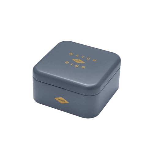 FOSSIL Ring Watch for Women, Quartz Two Hand Movement with Stainless Steel Strap