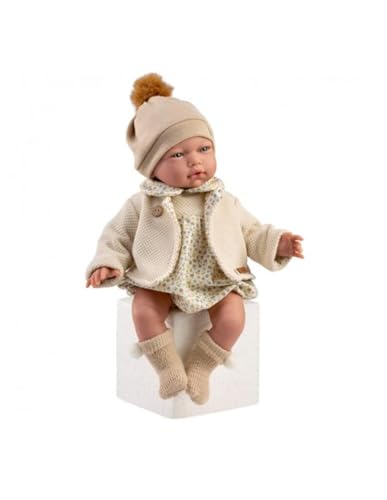 Bambola con Peso Cris con Pagliaccetto di Fiori e Giacca