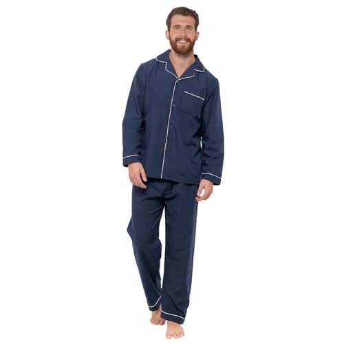 Strong Souls Mens Pyjamas Traditional 2 Piece Pjs