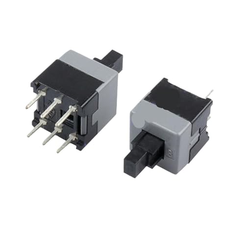 Botones de 6 pines sin bloqueo de 8,5 x 8,5 mm para sustituir pulsadores desgastados de 10 uds