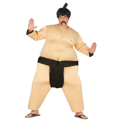 Fiestas Guirca Disfraz de Luchador de Sumo Talla L 52-54