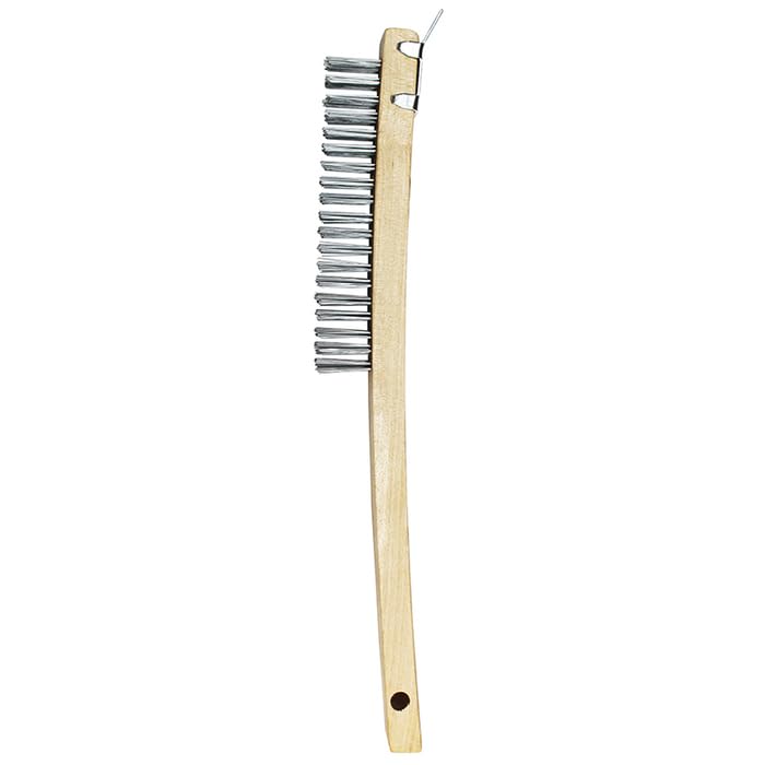 24-Pack of 3 x 19 Row Premier 319sc Z-Pro Long Handle Wire Brush with Scraper
