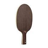 Stiga Destiny Carbon Offensive Table Tennis Blade, Round Shape for Advanced Players Seeking Speed, Control - Pen - Brown