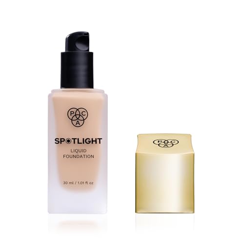 Image of PAC Spotlight Liquid Foundation 02 Almond Frost | Full Coverage Longlasting Waterproof Formula