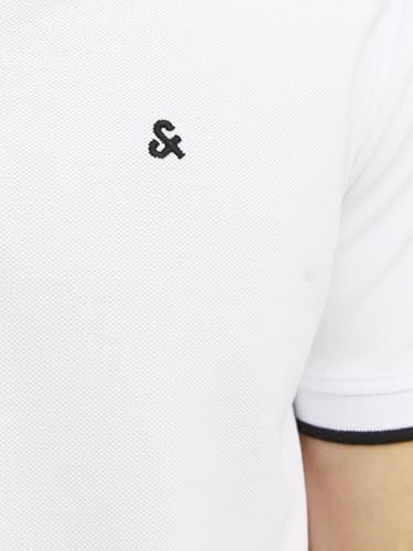 Polo JACK & JONES para hombre modelo 12191216 talla XX-Large color Azul y Blanco miniatura 5