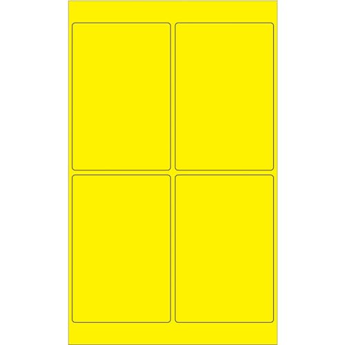 2.63 x 1 in. Clear Rectangle Laser Labels - Pack of 3000