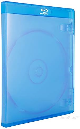 AcePlus Bluray Case Single 12mm Embossed Logo 100 Pieces