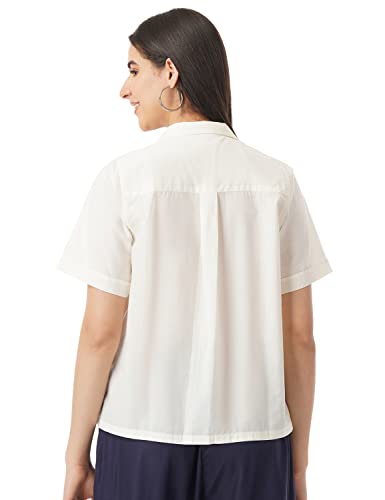 Image of FYLTR Women's Collared Casual Shirt -Front Placket with Buttons, Soft Handfeel