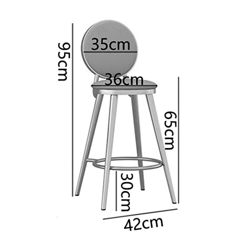 Lot de 2 tabourets de bar blancs pour un îlot de cuisine convivial - 3