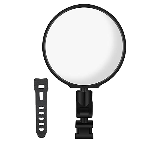 Karlak Mirror Wide-Angle Convex Rear View Mirror for Road s Unbreakable Rotatable Rearview ty Handlebar Mirror