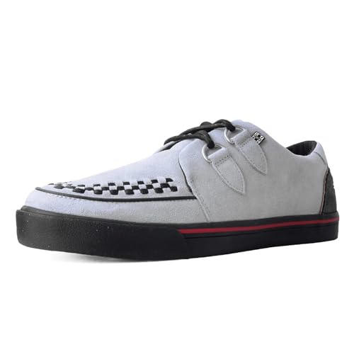 Image of TUK Suede Creeper Sneaker Shoes for Women and Men, D Ring Lace Up Shoes