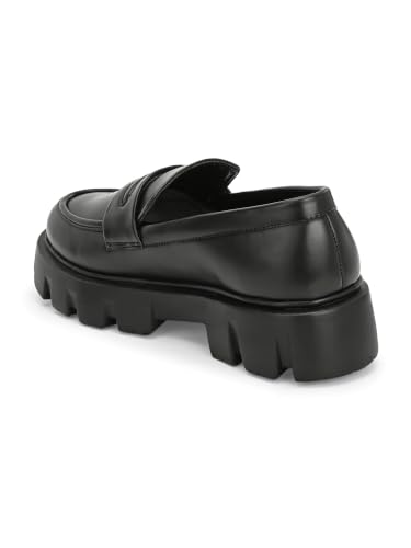 Image of Leo's Fitness Chunky Penny Loafers for Casual Party Slip-On