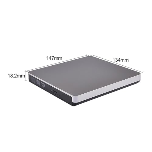 YFDGD Unidad Óptica Externa BluRay, Grabadora De BLU-Ray 4K, USB 3,0, Reproductores De DVD, Lector De Escritura For PC, Portátil Y Ordenador Compacto Fácil Uso - imagen 6