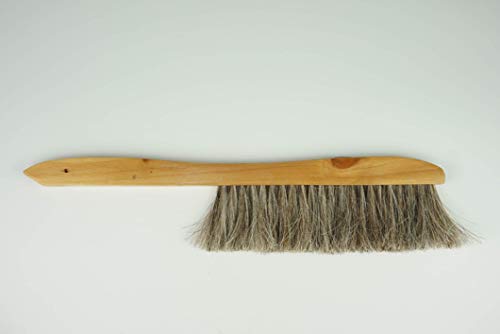 Preisvergleich Produktbild APIFORMES Bienenbesen mit Pferdehaaren - Zwei Reihen - kurz / Bienen Besen / Imker / Stichschutz Werkzeug / Imkerei / Imkereibedarf